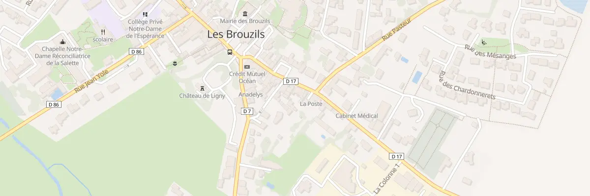 Plan du 17 Rue du prieuré aux Brouzils