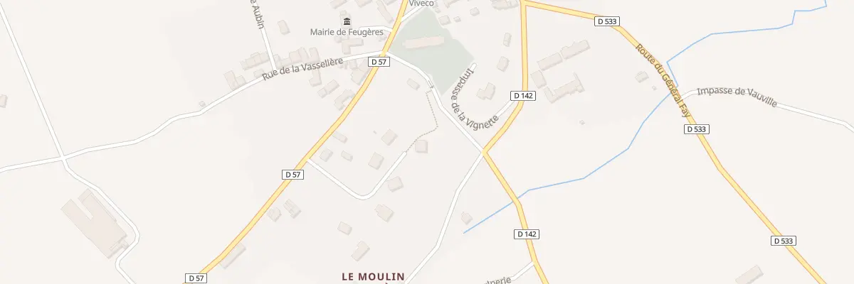 Plan du 8 La Sablonniere à Feugères