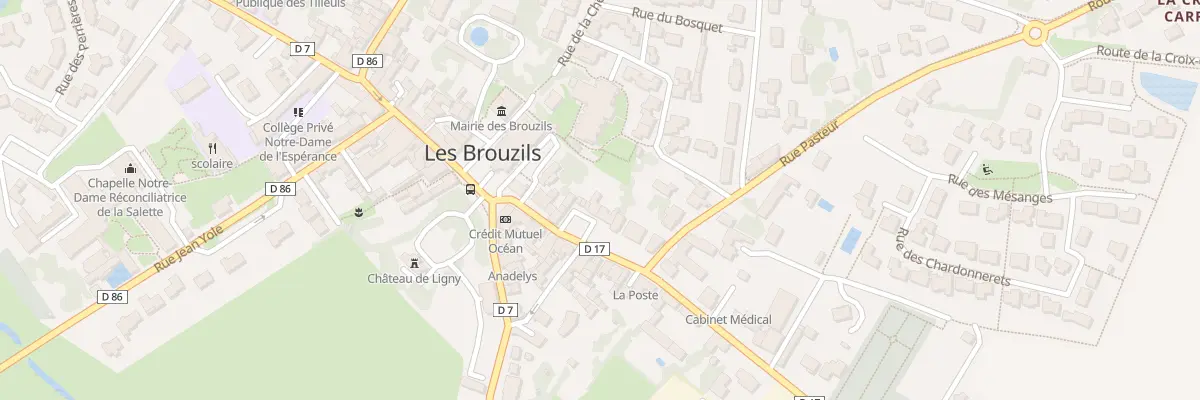 Plan du 14 Rue du prieuré aux Brouzils