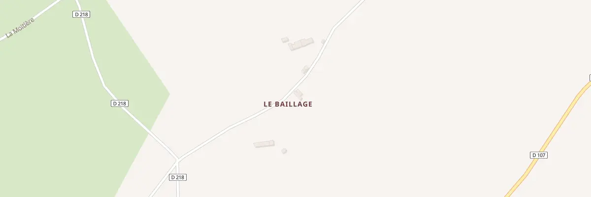 Plan du 1 Le Baillage à Poilley