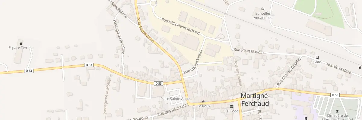 Plan du 19 Rue Sainte-Anne à Martigné-Ferchaud