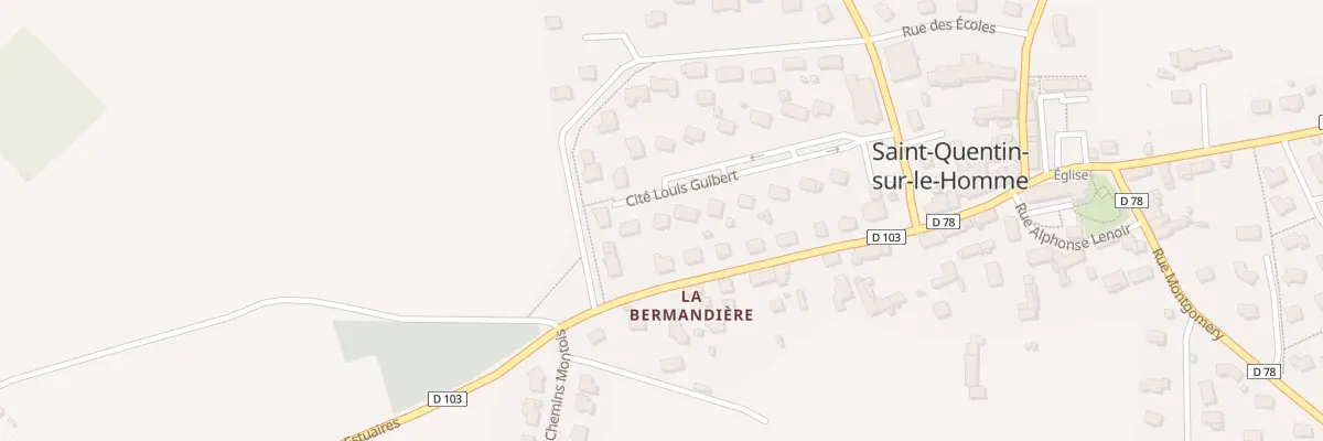 Plan du 13 Cité Louis Guibert à Saint-Quentin-sur-le-Homme