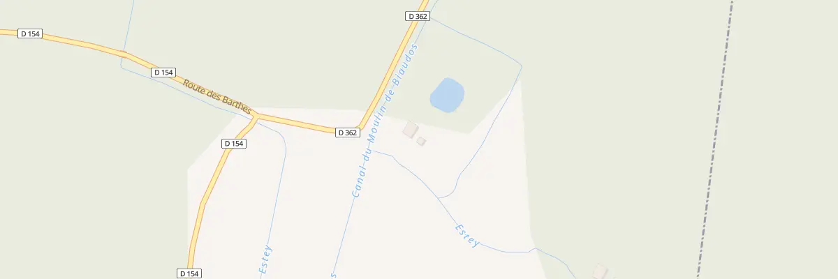 Plan du 126 Rte de Biaudos à Saint-Barthélemy