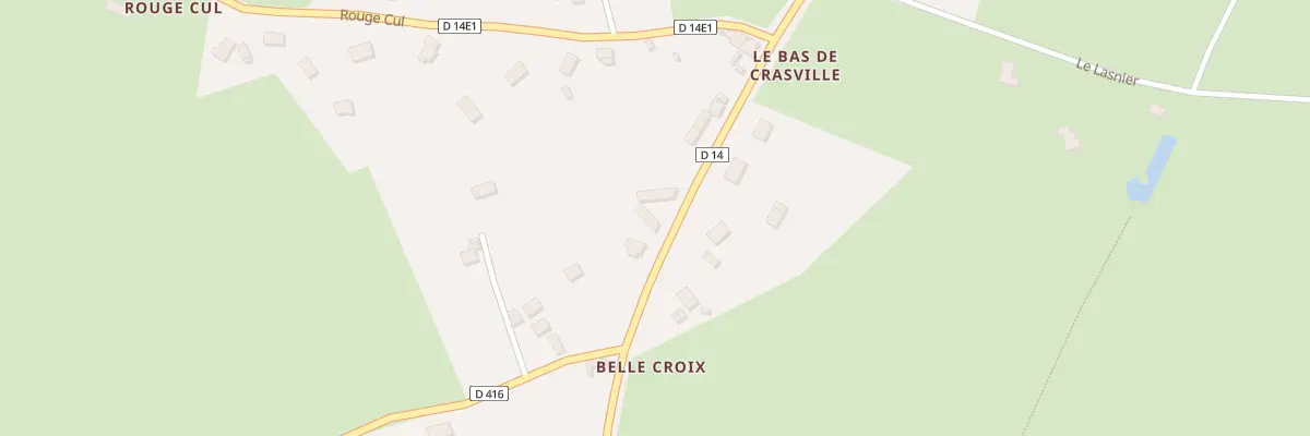 Plan du 9 Le Bas de Crasville à Crasville
