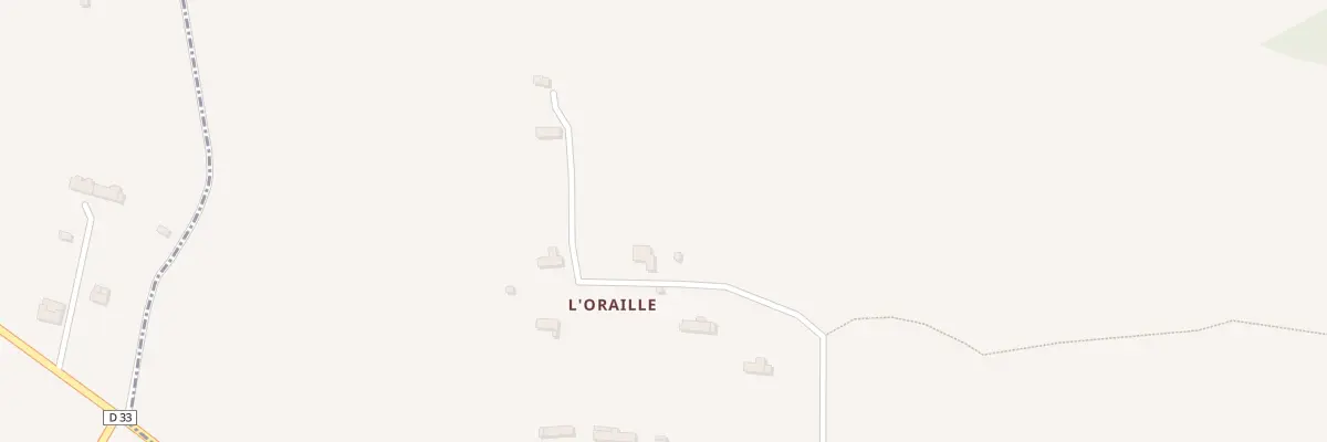 Plan du 1 Village de l’Oraille au Mesnil-Garnier