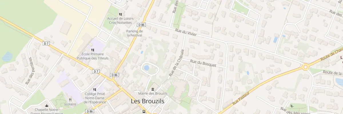 Plan du 3 Rue de la chênaie aux Brouzils