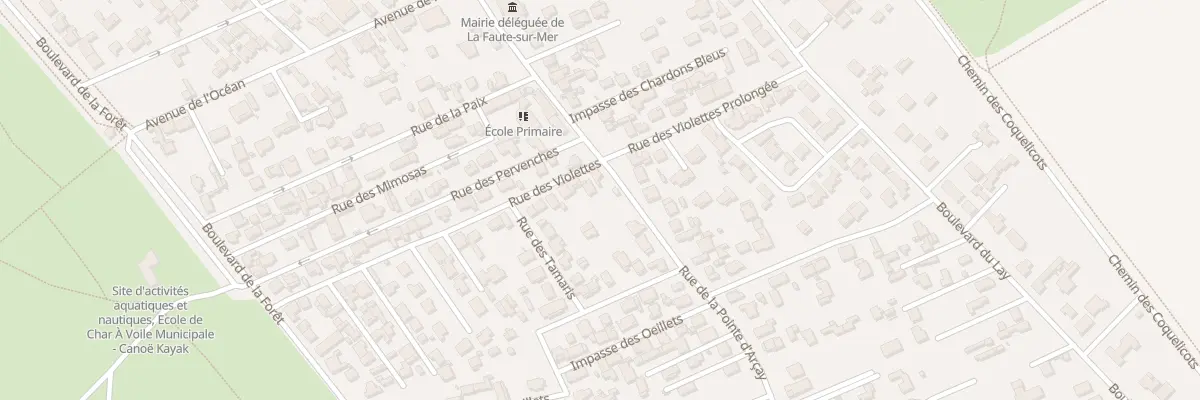 Plan du 1 Rue des violettes à L’Aiguillon-la-Presqu’île