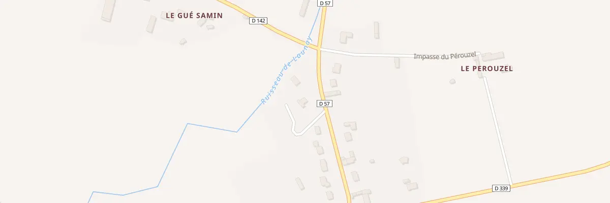 Plan du 25 Le Bourg à Feugères