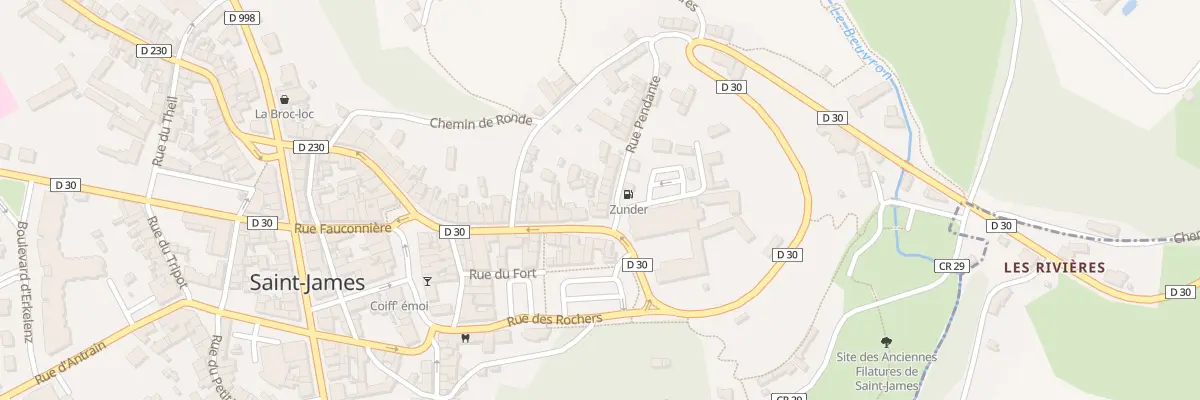 Plan du 2 Rue Pendante - St-James à Saint-James