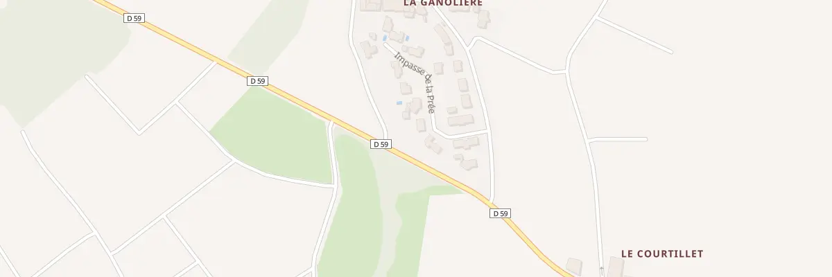 Plan du 6 Imp de la Pree à Gorges