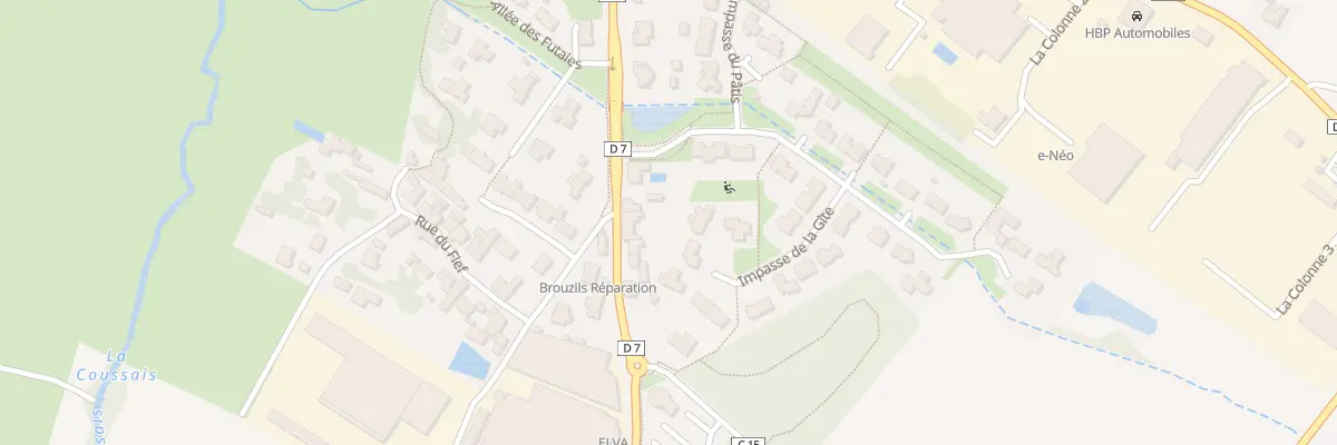 Plan du 1B Rue du grand pré aux Brouzils