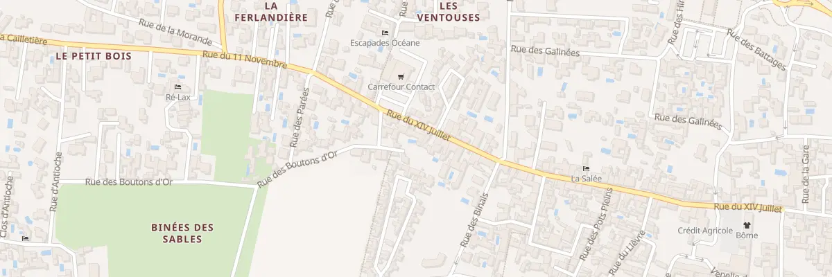 Plan du 77A Rue du Quatorze Juillet à Sainte-Marie-de-Ré