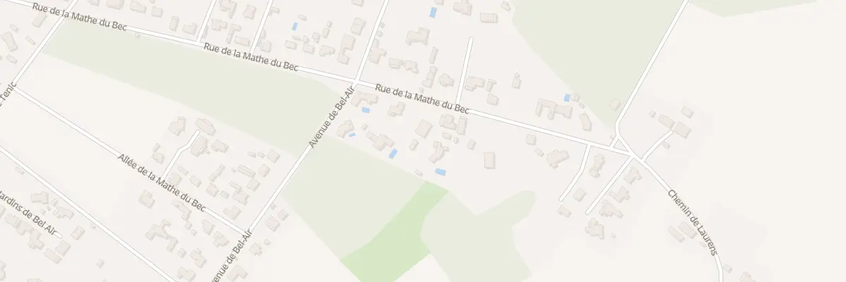 Plan du 5 Rue de la Mathe du Bec à Soustons