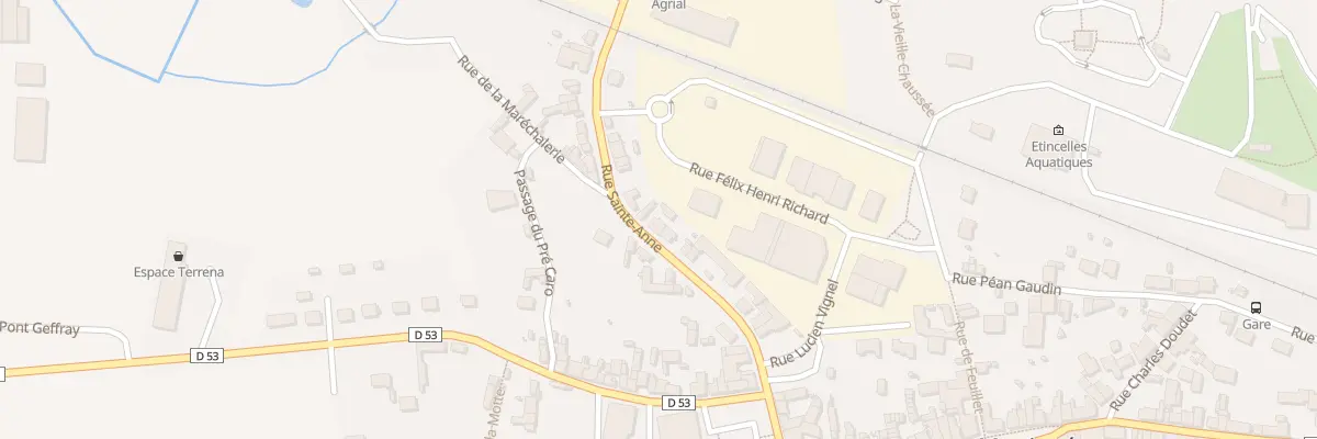 Plan du 9 Rue Sainte-Anne à Martigné-Ferchaud