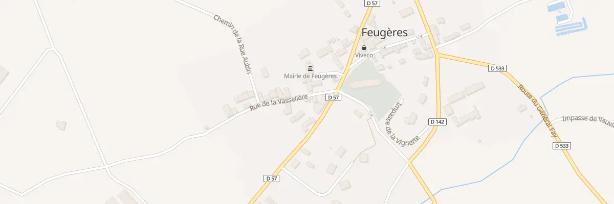Plan du 3B Rue de la Vasselière à Feugères