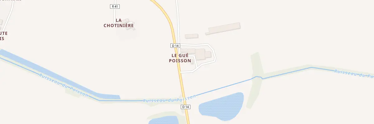 Plan du 1 Gue Poisson à Grand-Auverné