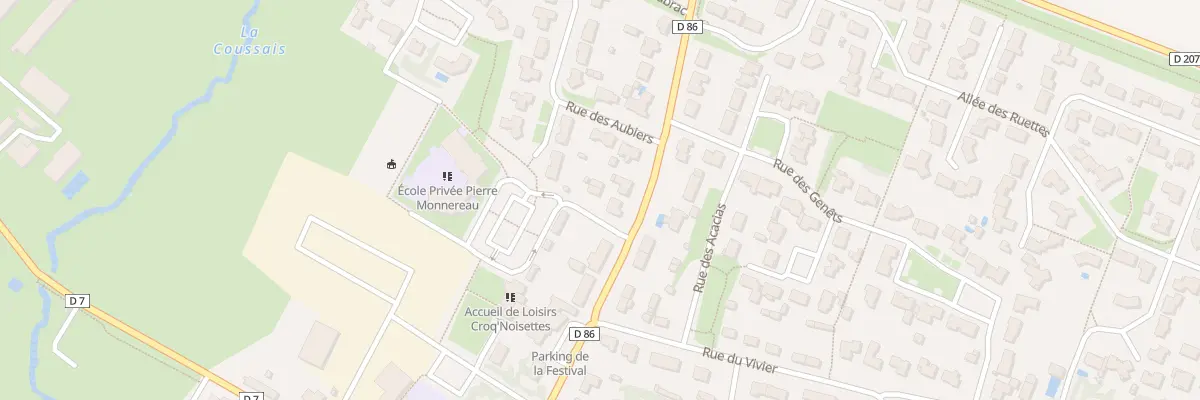 Plan du 28 Rue de lattre de tassigny aux Brouzils