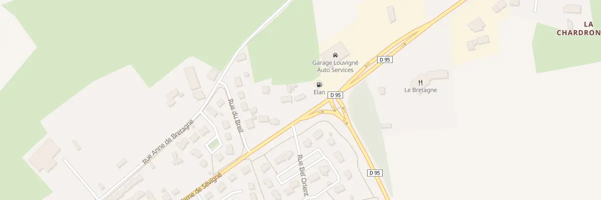Plan du 5262 Le Breil à Louvigné-de-Bais