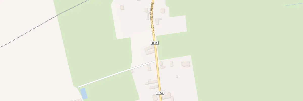 Plan du 8 Rte de Saint Come à Aumeville-Lestre