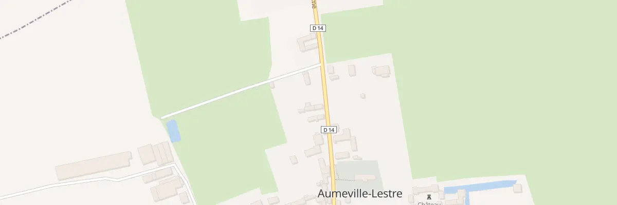 Plan du 14 Rte de Saint Come à Aumeville-Lestre