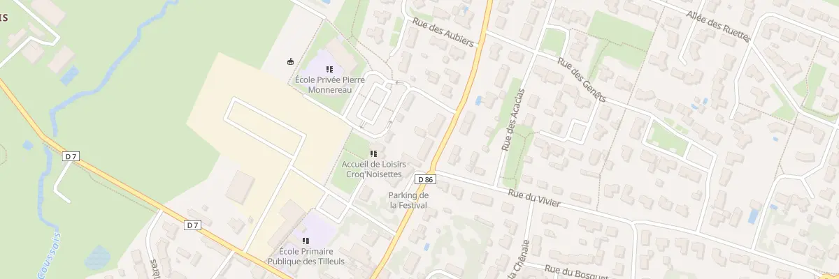 Plan du 22 Rue de lattre de tassigny aux Brouzils