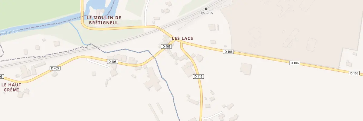 Plan du 5054 Les Lacs à Saint-Aubin-des-Landes