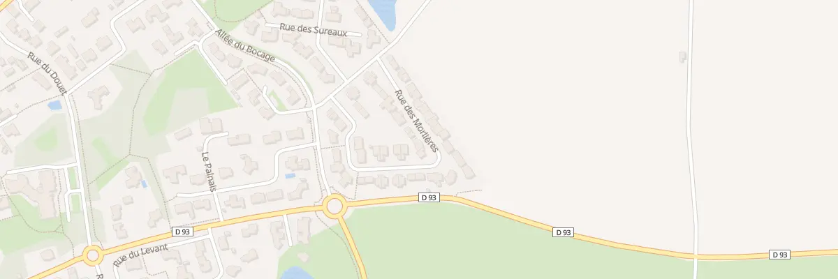 Plan du 16 Rue des morlières à Montaigu-Vendée