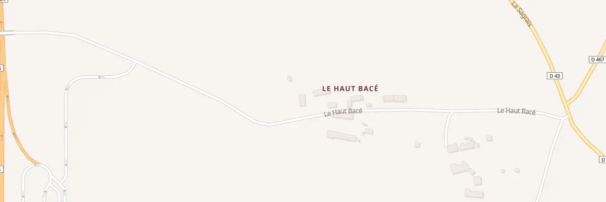 Plan du 14 Le Haut Bace à Saint-Aubin-de-Terregatte
