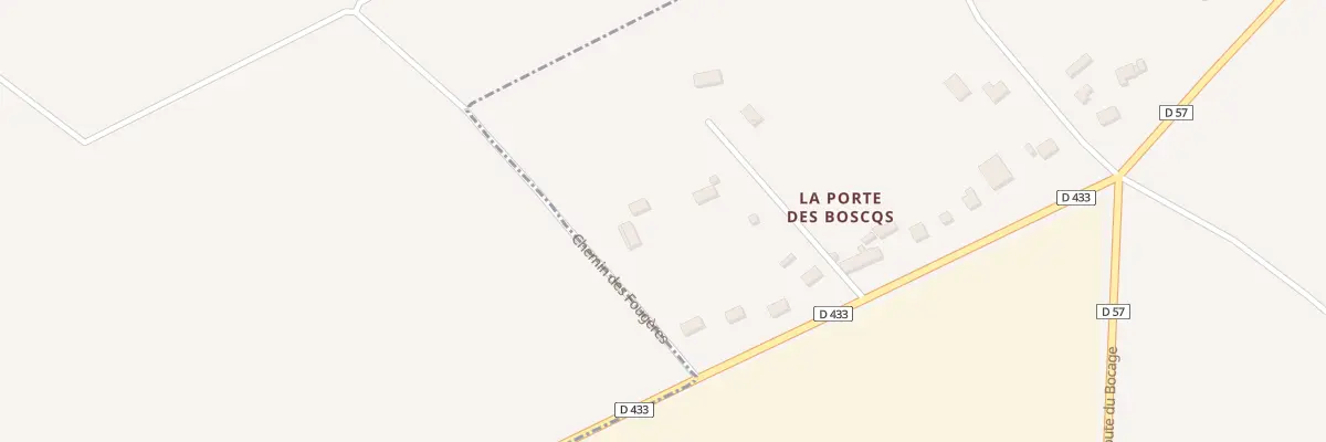 Plan du 6 Che des Fougères à Marchésieux
