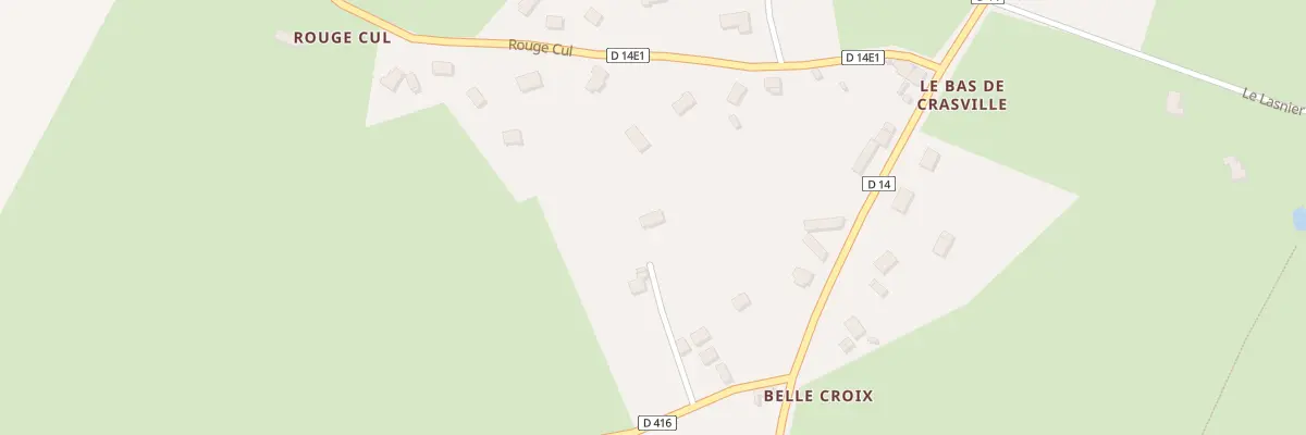 Plan du 23 Rte du Hameau Ferrand à Crasville