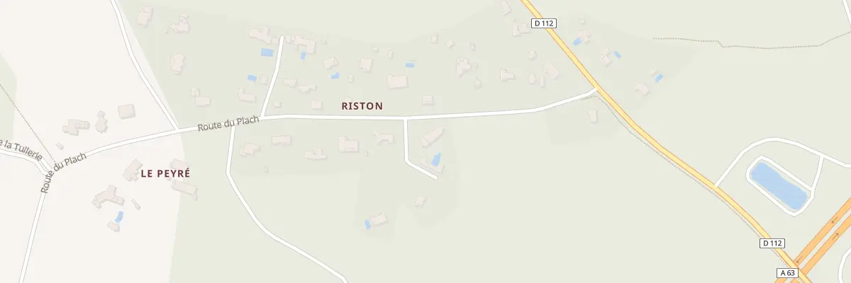 Plan du 1176 Rte du Plach à Saubion