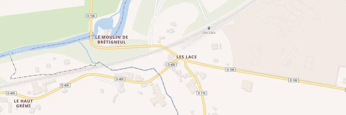 Plan du 8 Les Lacs à Saint-Aubin-des-Landes