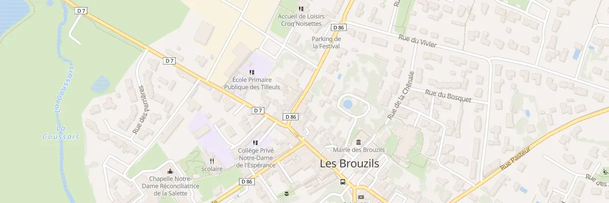 Plan du 7 Rue de lattre de tassigny aux Brouzils