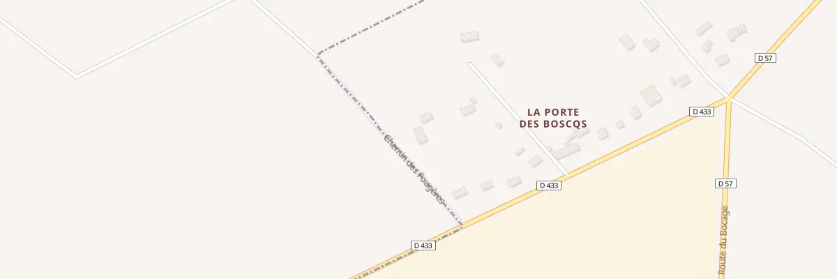 Plan du 4 Che des Fougères à Marchésieux