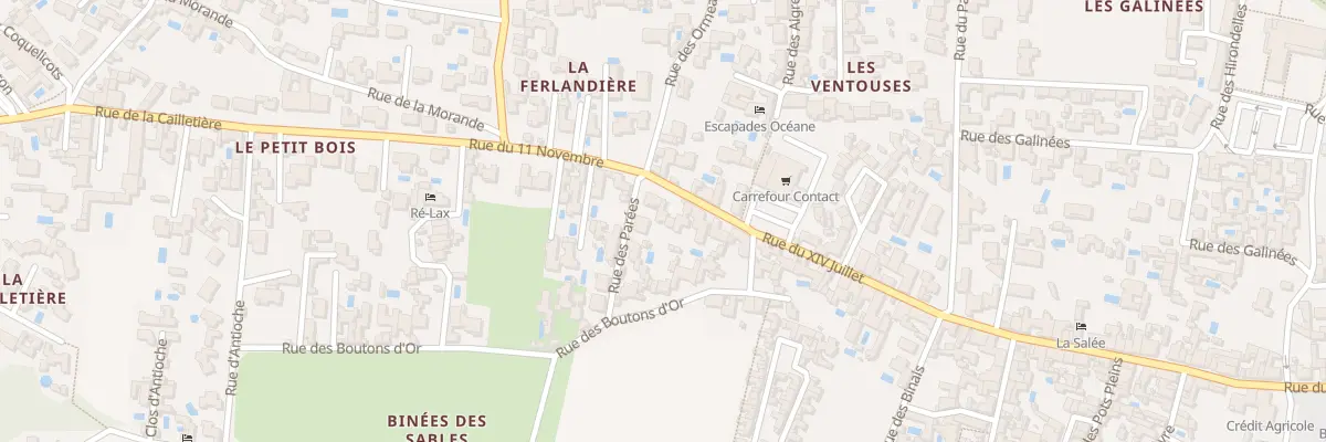 Plan du 87 Rue du Quatorze Juillet à Sainte-Marie-de-Ré