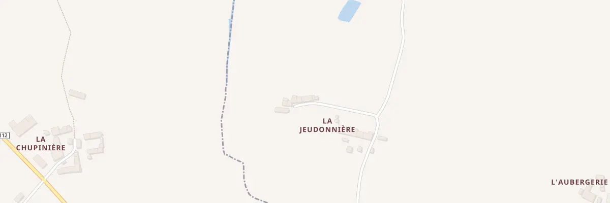 Plan du 406 La Jeudonniere à Mecé