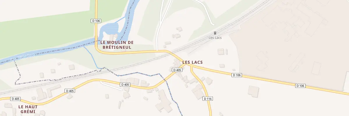 Plan du 6 Les Lacs à Saint-Aubin-des-Landes