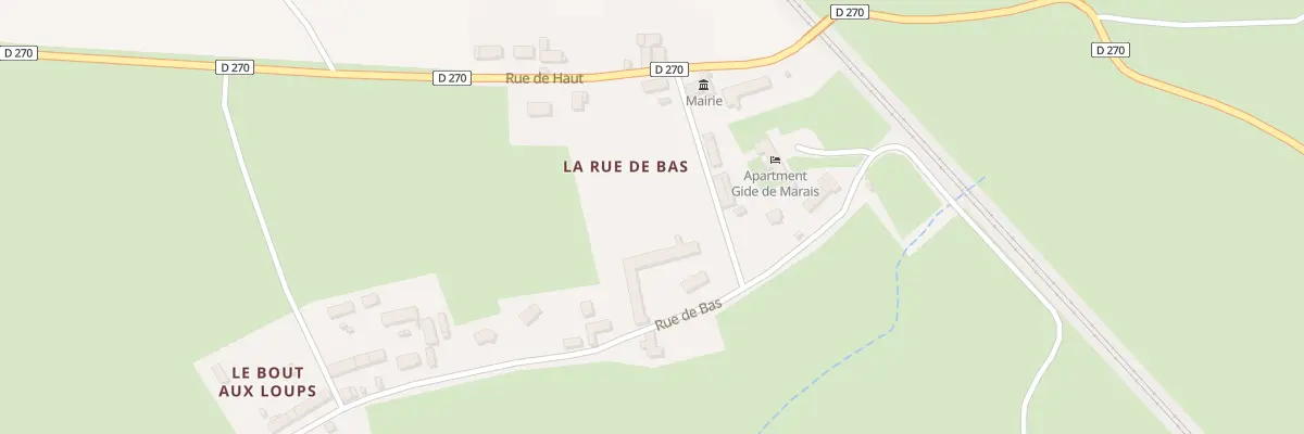 Plan du 2 Rue de Bas à Liesville-sur-Douve