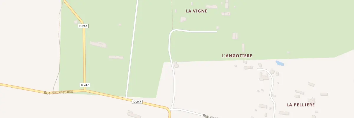 Plan du 75 Rue des Filatures à Saint-Senier-sous-Avranches