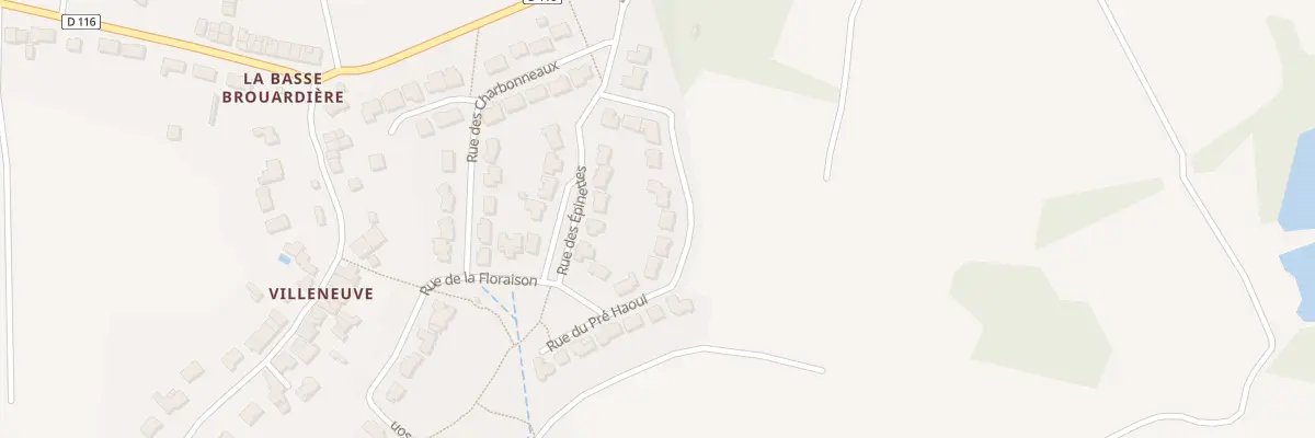 Plan du 12 Rue du pré haoui au Pallet