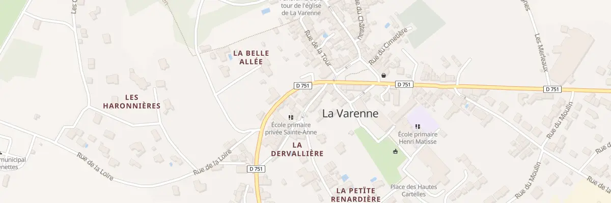Plan du 46 Rue de la Durvallière à Orée d’Anjou