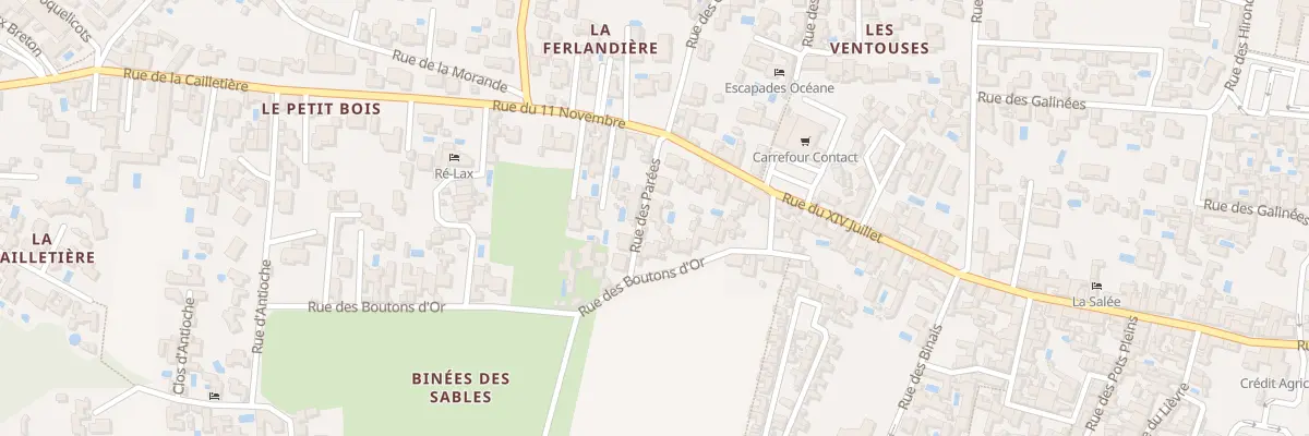 Plan du 12 Rue des Parées à Sainte-Marie-de-Ré