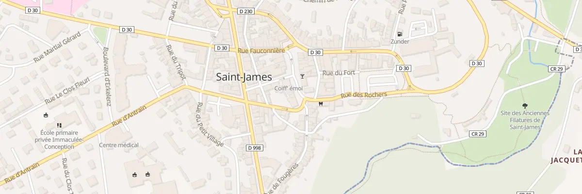 Plan du 16 Av du Gen de Gaulle - St-Jame à Saint-James