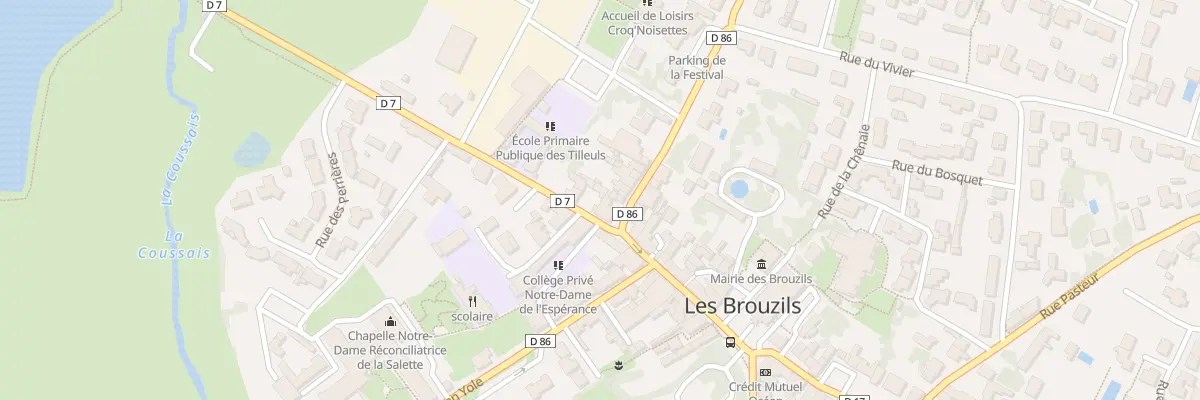 Plan du 13 Rue georges clemenceau aux Brouzils