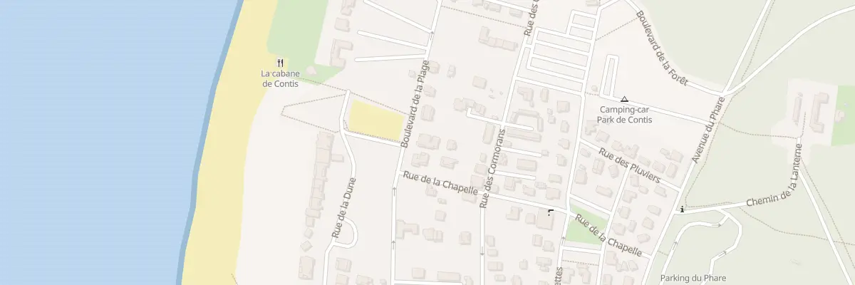 Plan du 256 Bd de la Plage à Saint-Julien-en-Born
