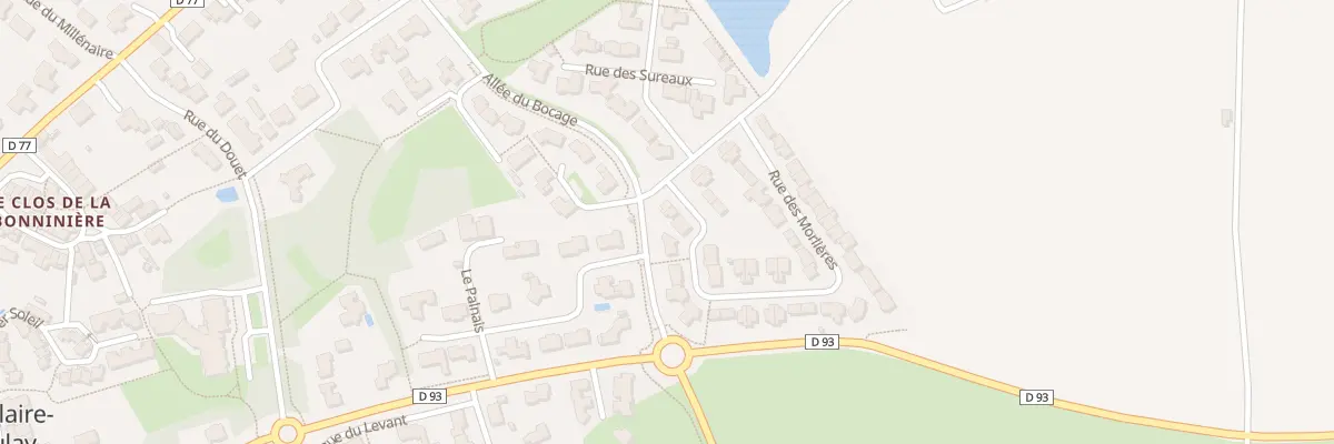 Plan du 1 Rue des morlières à Montaigu-Vendée