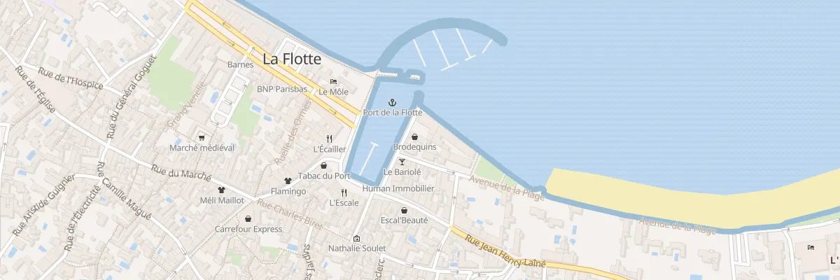 Plan du 19 Quai de Sénac à La Flotte