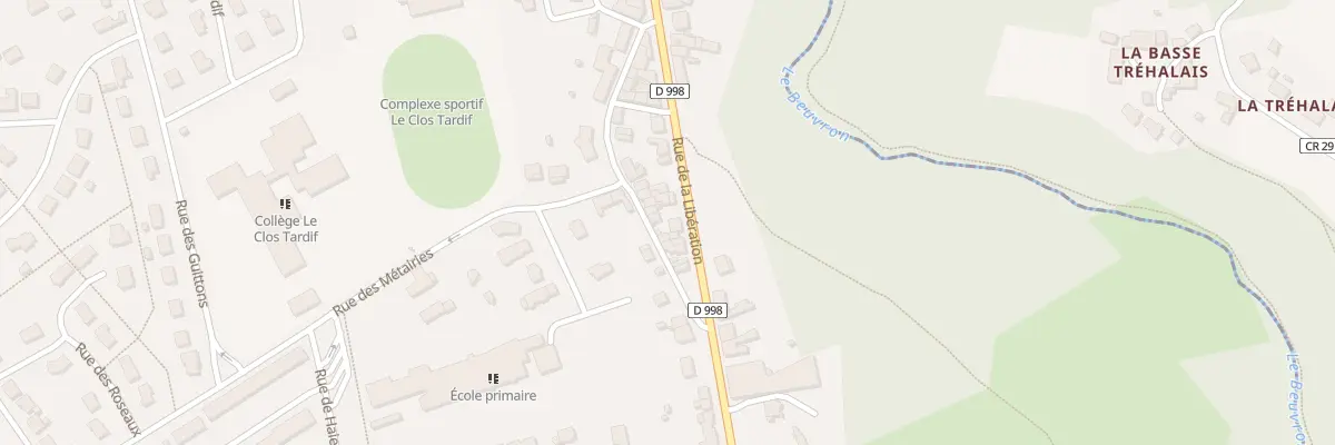 Plan du 96 Rue de la Liberation - St-Jame à Saint-James