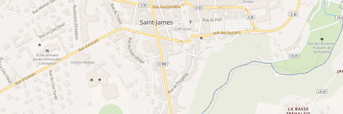 Plan du 63 Rue de la Liberation - St-Jame à Saint-James