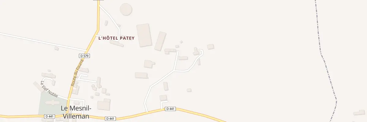 Plan du 5018 L’Hôtel Patey au Mesnil-Villeman